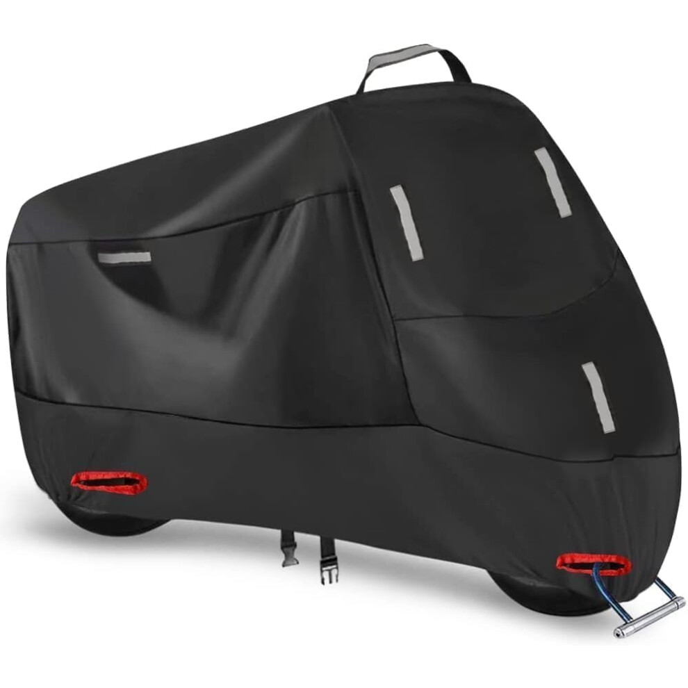 Motorbike Cover For Yamaha Tricity 125 155 300 Waterproof Outdoor Rain Uv Dust 210D Thicker Oxford Garage Cover Size A 9393856505746