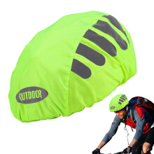 Riding Helmet Cover One-Size Waterproof Reflective Rain and Wind Cover For Bicycle Helmet