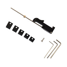 Adjustable Metal Ringing Stick For Recurve Bows, Magnetic Suction Arrow Compatible, Stainless Steel, 22 Cm