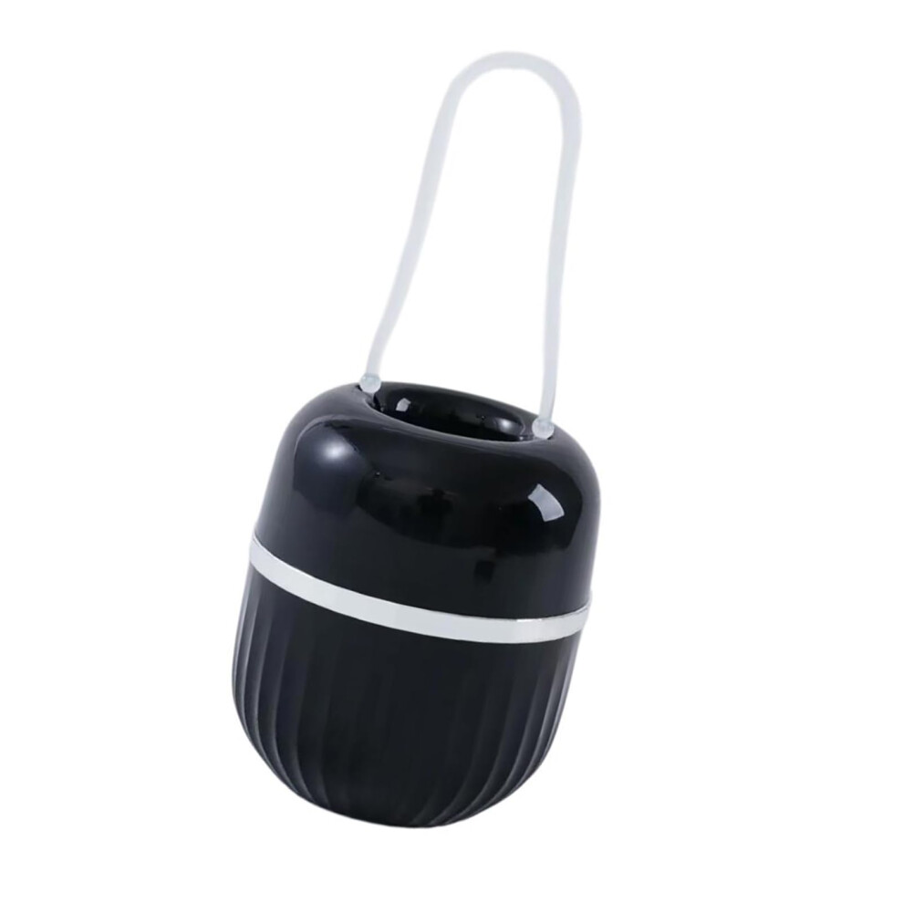Black Portable Bath Filter Multi Stage Filtration Bathtub Water Purifier Replaceable Cartridges