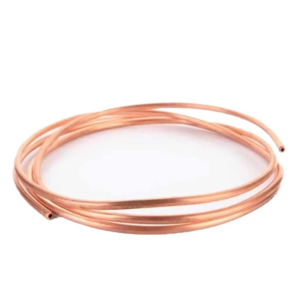 Soft Copper Tube Coil Length 0.5-5M, Od 2-10Mm, Thickness 0.5-1.5Mm, 5M X 2.5Mm X 0.5Mm, For Refrigeration And Plumbing 9016109546135