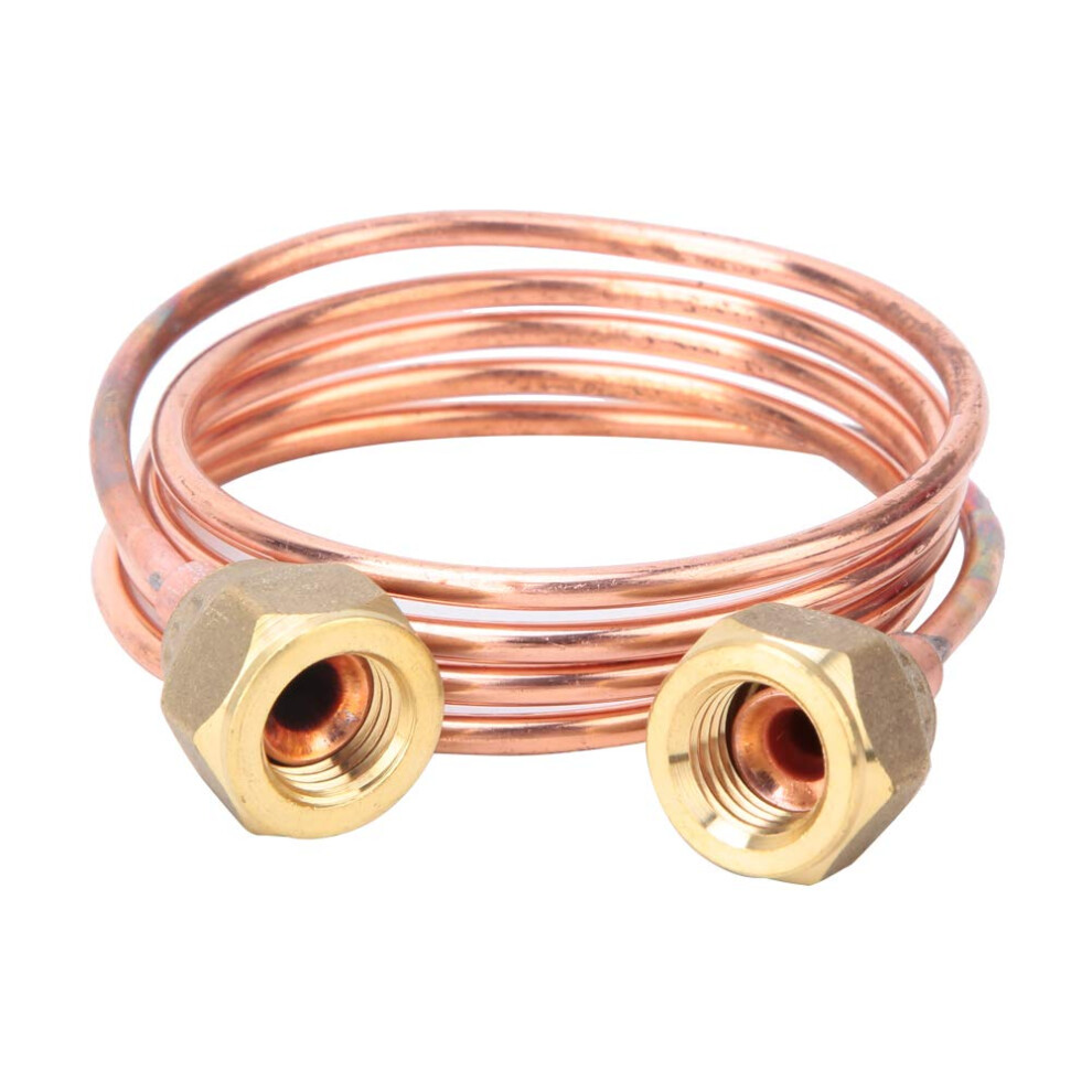 Copper Capillary Tube, Brass Connector, Precision Threads, 900Mm Tubing, Refrigerator Installation 9393856506484
