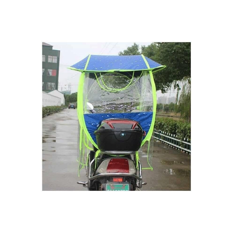 Motorcycle Sunshade Cover Universal Mobility Scooter Canopy Waterproof Fold-Away Umbrella Fully Enclosed Accessory C 9393856507085