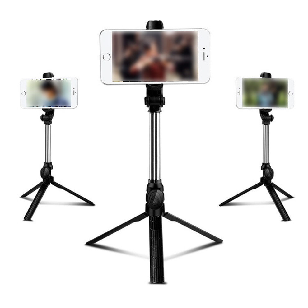 Durable Selfie Stick Universal Tripod For Mobile Phone Black 3013473869736