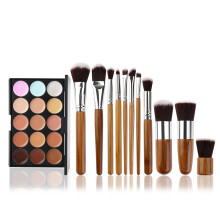 15 Colors Face Cream Makeup Concealer With 11pcs