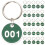 50 etichette con -50 per , chiavi, archiviazione 11