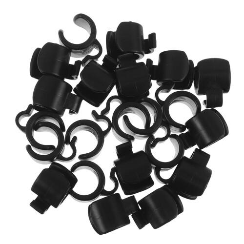 30 pezzi clip per cavo microfono 20 mm treppiedi selfie