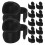 30 pezzi clip per cavo microfono 20 mm treppiedi selfie 9