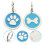 2 targhette per cane, collare 5