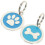 2 targhette per cane, collare 4
