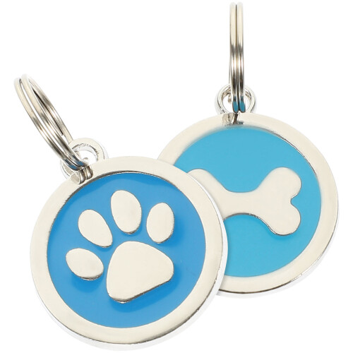 2 targhette per cane, collare 2