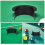 set guarnizioni per biliardo con inserti e 7