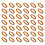 Rubber Ski Retainer Light Brown Ski Equipment 200pack 1