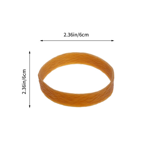 Rubber Ski Retainer Light Brown Ski Equipment 200pack 1