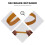 Rubber Ski Retainer Light Brown Ski Equipment 200pack 9