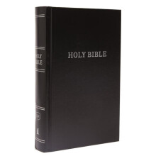 KJV Pew Bible Large Print Hardcover Black Red Letter Comfort Print by