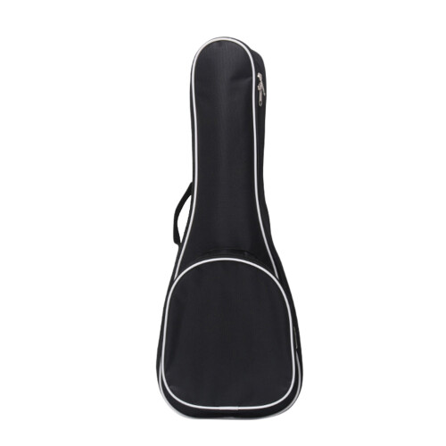 borsa per chitarra 21" in oxford, impermeabile con , nera