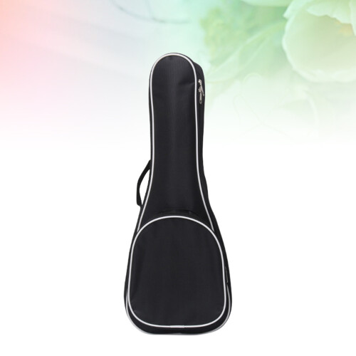 borsa per chitarra 21" in oxford, impermeabile con , nera 2
