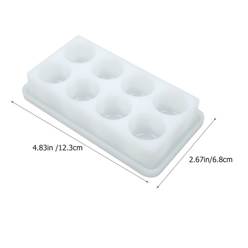 set barattoli per resina con paletta, e vassoio in silicone 1