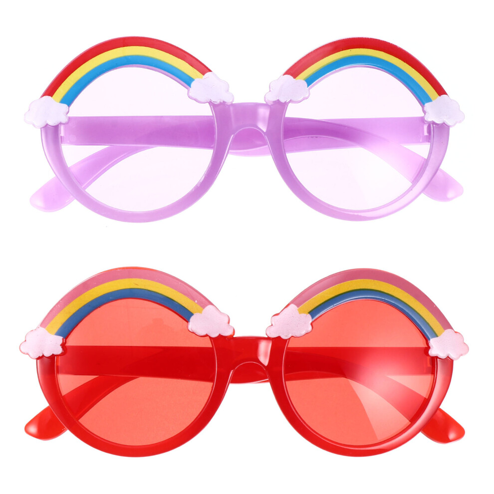 2 Paar Kinderzonnespectacles, Gekleurde Brillen-image