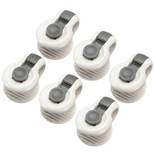 6St Grijze ABS Quilt Clips Anti-Slip Sheet Fasteners Voor Beddengoed