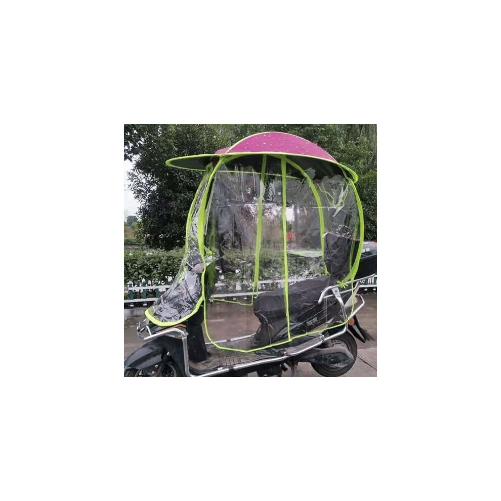 Universal Motor Scooter Cover Waterproof Sunproof Foldable Canopy For Rain And Sun Protection Fully Enclosed Design (B) 9084446532784