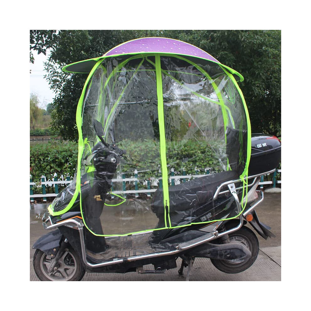 Motorcycle Sunshade Cover Fully Enclosed Waterproof Umbrella Canopy Universal Accessory For Mobility Scooters