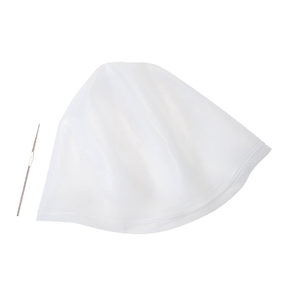 Hair Highlighter Cap Silicone Cap With Hooks Reusable Professional Hair Dye Hat With Holes Soft Salon Tools