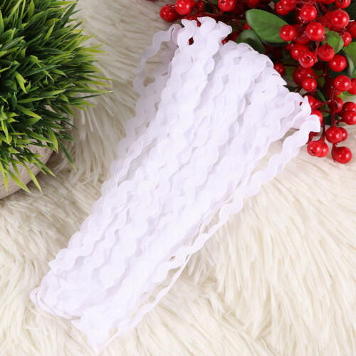 3 Stuks Weefdraad Krans Polyester Wit 2