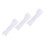 3 Stuks Weefdraad Krans Polyester Wit 11