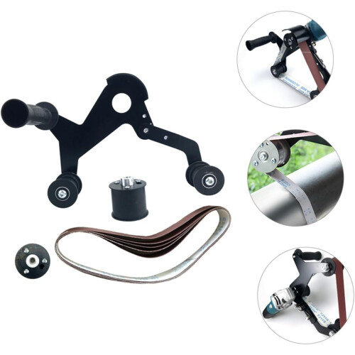 Cordless Belt Sander With Polishing Attachment, Sanding Machine For Removal And Mirror Processing Tool 2