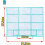 Air Conditioner Dust Screen Filter 2-Piece Pack Indoor Hanging Outlet Dustproof Plastic Mesh Central Split Systems 34.5 x 27.5 cm 2