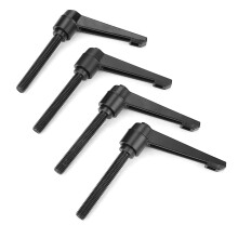 4 Stück Metall-Maschinenknöpfe, verstellbarer