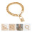 caviglia metallo con pendente vintage 9