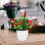 2 Unidades Árvore Artificial De Pimenta Bonsai Decoração 7