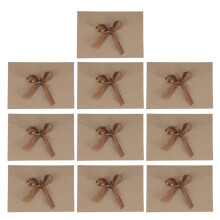 10 Sztuk Zaproszenia 17,5 X 12,5 Cm Z Kopertami Retro