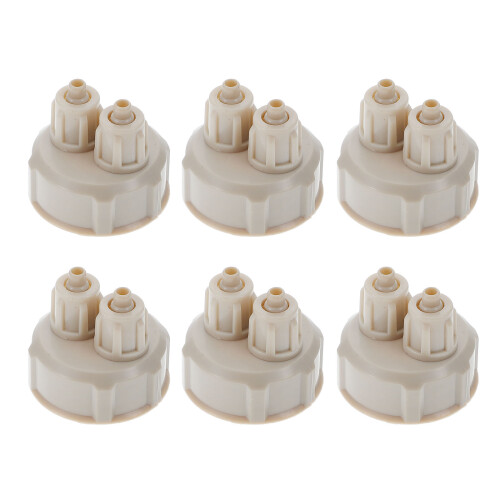 6 tampas profissionais DIY para garrafas CO2, rápida ( ) 2