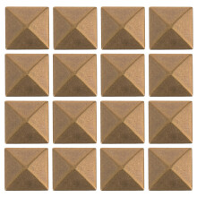 100 rebites 9x9 cm base plana para couro e tecidos