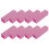 10 . bloco polir unhas 4 lados para manicure e pedicure (rosa) 11