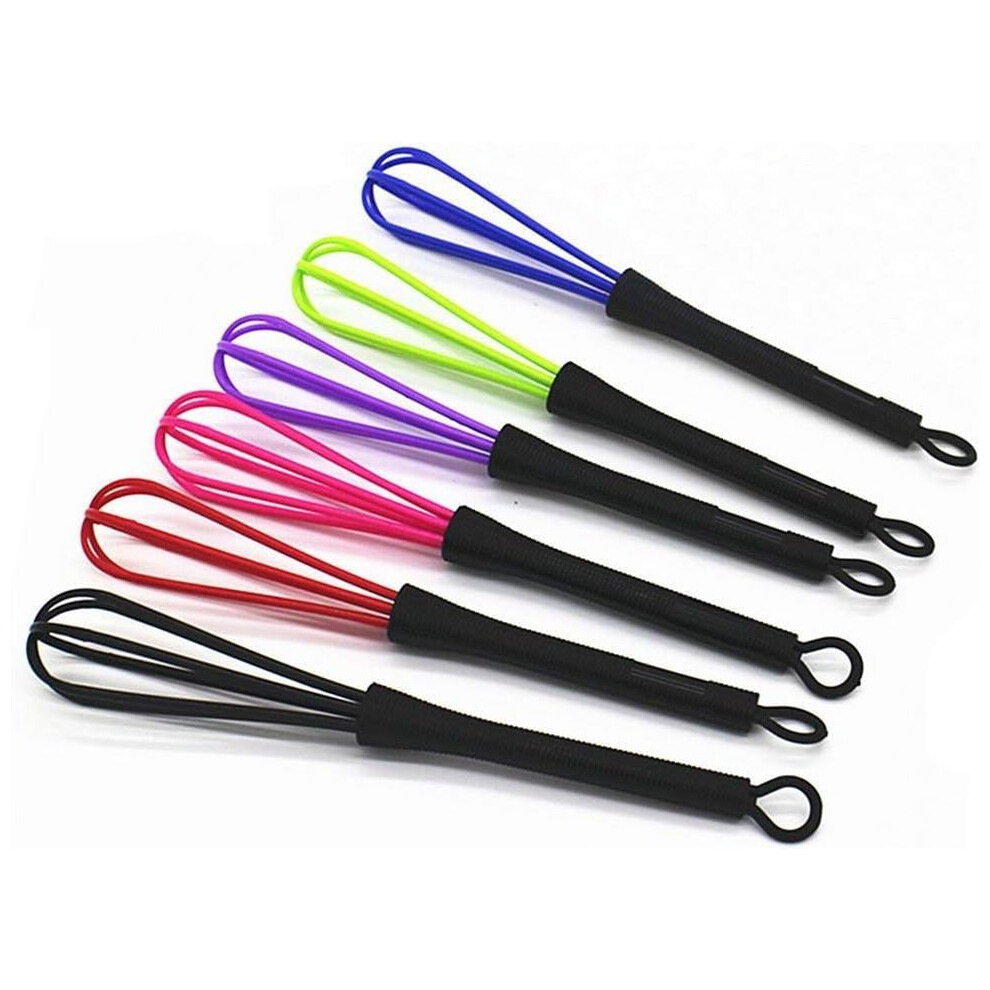 Cream Mini Whisks For Hair Dye Color Mixing, Balloon Whisk For Dye Mixing, Salon And Barber Tools, 7 X 1.2 In