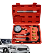 Leak Detection Tool Engine Cylinder Compression Test Kit, Automotive Cylinder Health Diagnostics, Leak-Down Tester Set