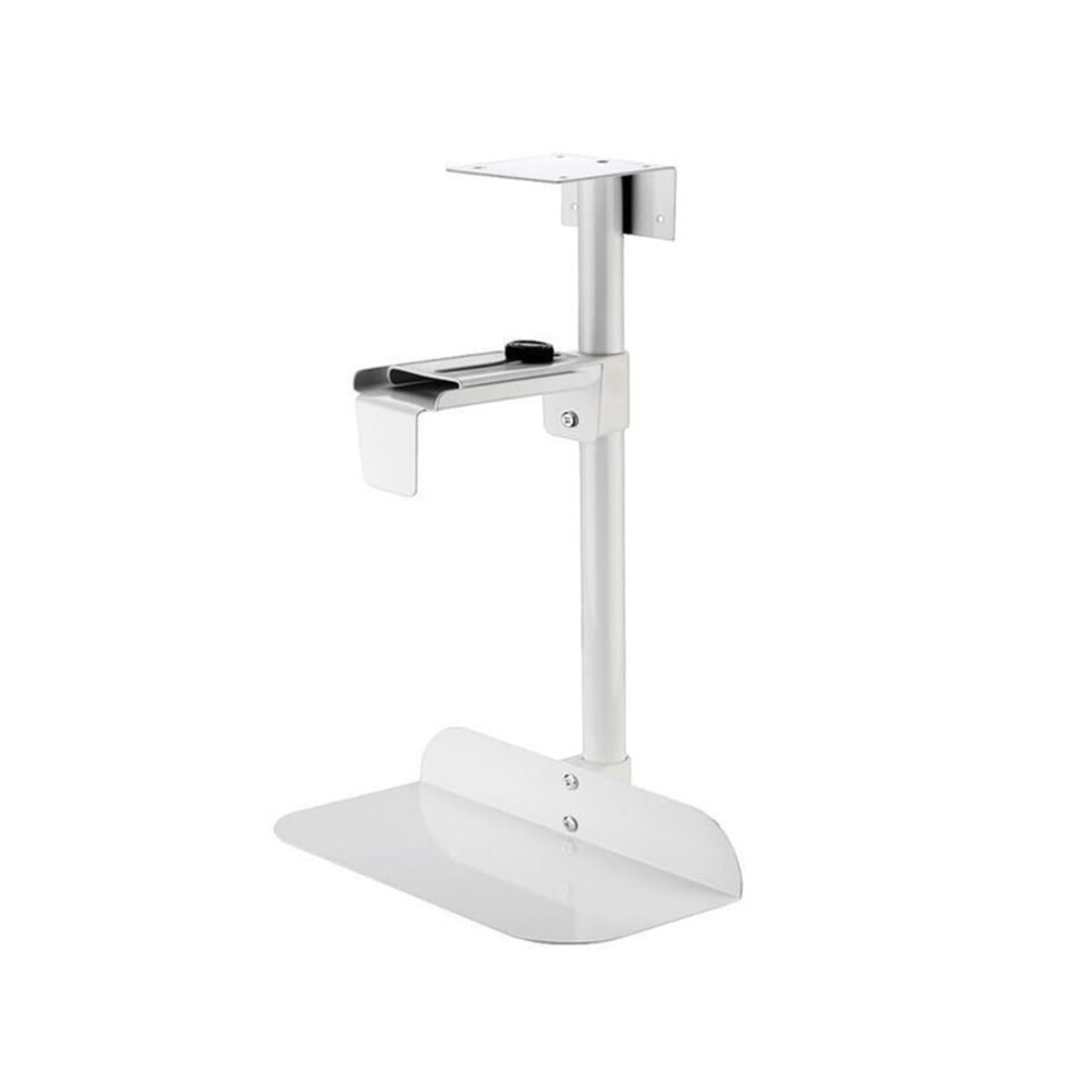 Adjustable Under Desk Pc Tower Stand 360-Degree Swivel Cpu Holder Height And Width Adjustable For Most Towers Black/White 9393856509805