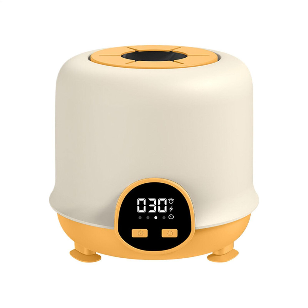 Electric Baby Milk Shaker Automatic Bottle Mixer Low Noise 360 Degree Rotating 6.02 X 5.71 X 5.71 Inches Yellow