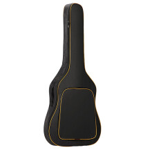 Guitar Backpack Case, Durable Acoustic Guitar Bag, Waterproof Oxford Fabric, Reinforced Zippers, Padded Shoulder Strap