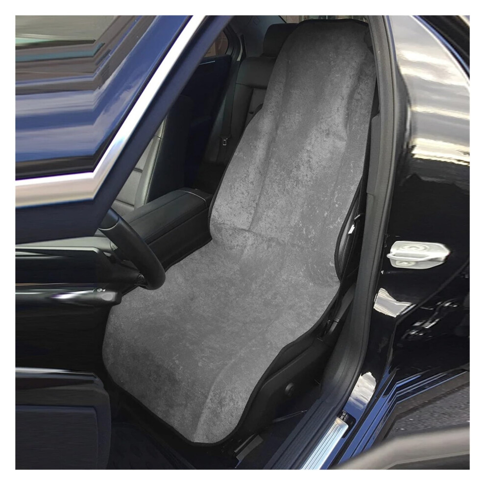 Universal Car Seat Cushion Sweat Proof Washable Pet Seat Protector Four Season Car Covers Towel Protectors Gray 9016109549570