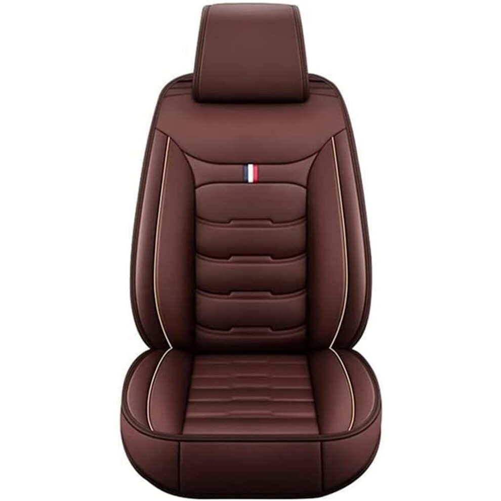 Pu Leather Car Seat Covers Universal Fit For Ford Kuga Phev 2021-2022 E-Coffee-Standard Auto Interior Accessories 9393856510863