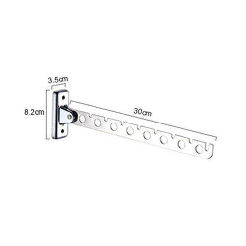 wandhängerkonsole rutschfest klappbar silber 1