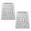 2 unidades braille com letras e para crianças 1