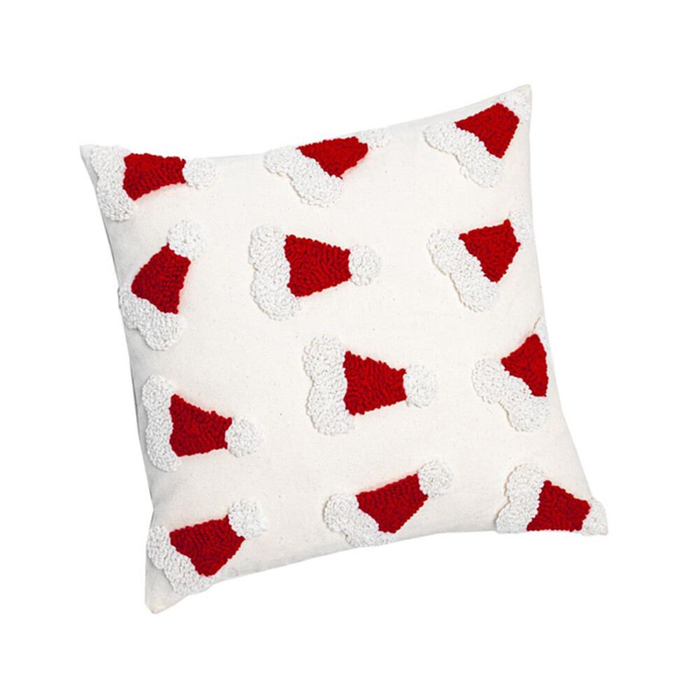 Christmas Spirit Throw Pillow Covers Soft Durability Sofa