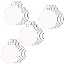 20 Stück Wärmeübertragungs-Sublimations-Weihnachtsbaumschmuck